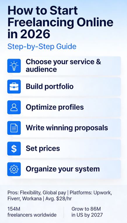 How to Work as an Online Freelancer in 2026